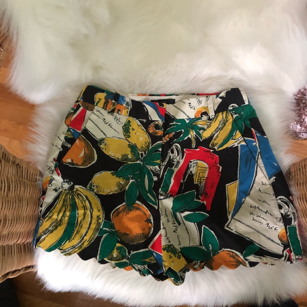 J.Crew Postcard Print Shorts